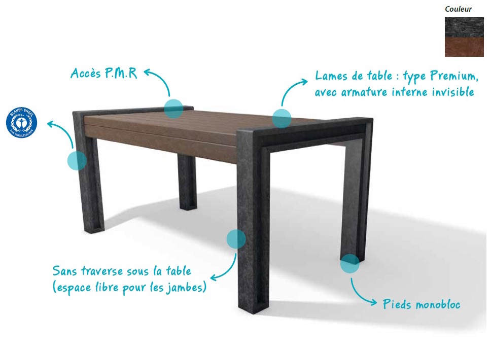 Table pique-nique Mélisse 3